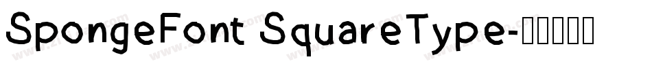 SpongeFont SquareType字体转换